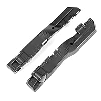 FUANA Frontstoßstangen-Halterung, Paar, für Dodge Journey 2009–2020, OEM 5178410AD 5178411AD, schwarzer Kunststoff FUANA Frontstoßstangen-Halterung, Paar, für Dodge Journey 2009–2020, OEM 5178410AD 5178411AD, schwarzer Kunststoff