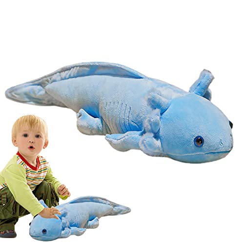 1 pelúcia Axolotl, dinossauro hexagonal fopelúcia brinquedo, almofada pelúcia salamandra pelúcia mac