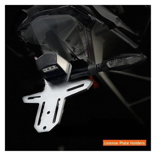 Support de Plaque d'immatriculation Moto en Aluminium Renforcé 2024 - 3