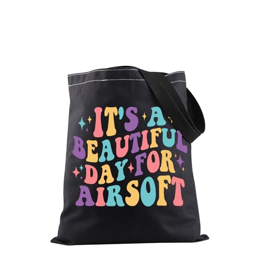 JXGZSO Bolsa de ombro esportiva de tiro It's A Beautiful Day For Airsoft, presente de jogador de airsoft, presente de equipe de airsoft, Bolsa Day for Airsoft, One Size