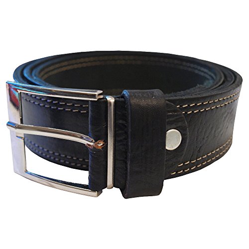 Ceinture homme noir cuir Berber Leather taille M accessoire pantalon