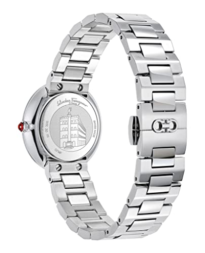 Ferragamo Ferragamo Chic Collection Luxury Womens Watch Timepieces with a Stainless Steel Bracelet and Case Featuring a Silver Dial3