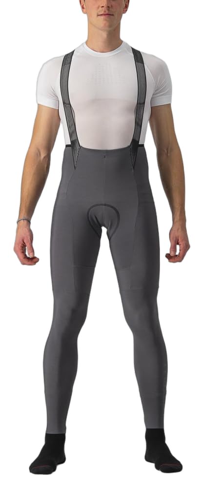 CASTELLI 4522523-030 FREE AERO RC BIBT Tights Men's DARK GRAY Size XXL