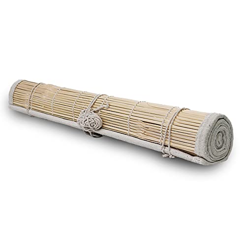 Image of GoKoo Bamboo Roll Up Blind Chick Window Curtain /Protective Screens for Balcony /Windows /Outdoors /Door /Kitchen /Home Pack of 1. (3 x 5)