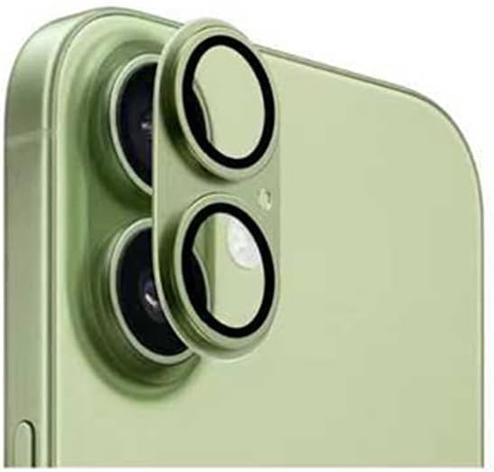 Zore Apple ile uyumlu iPhone 17 CL-20 Kamera Lens Koruyucu Yeşil