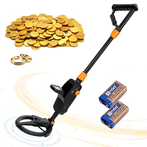 TTLIFE Kinder leichte Metalldetektor handgehaltener Metalldetektor Werkzeug zur Suche nach Schätzen Einstellbare Empfindlichkeit 10-100cm Goldgräber Schatzsucher Unterirdischer Metalldetektor Cover