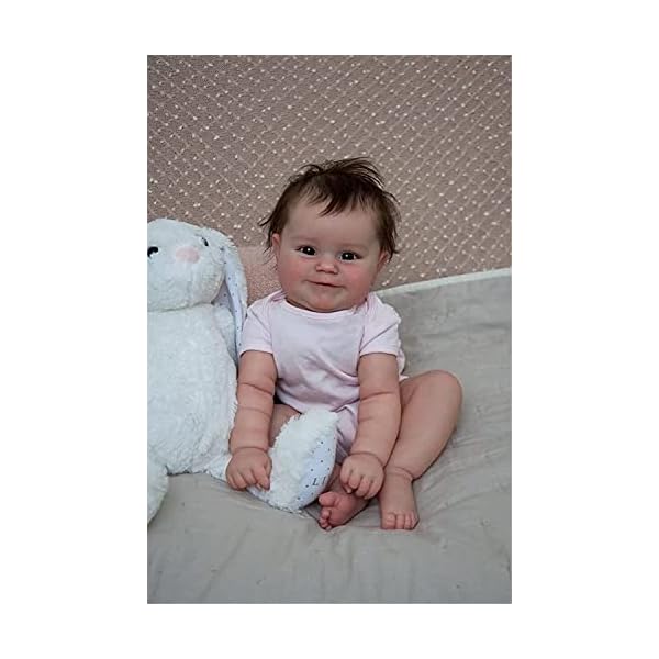 N/A 50Cm Bebe Reborn Babypuppe Lebensleine Neugeborene Mädchen Baby Soft Touch Maddie Mit Handwurzelhaarig Hohe Qualität…