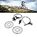 PerGar Hydraulic Disc Brake Kit, Mountain Bike Disc Brake Set, Hydraulic Bike Brakes, for Small Wheeled BicyclesFixed Gear BicyclesRoad Bikes