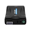 Convertitore Video VGA To Scart Adattatore USB con Telecomando per Dvd Box TV HD #2