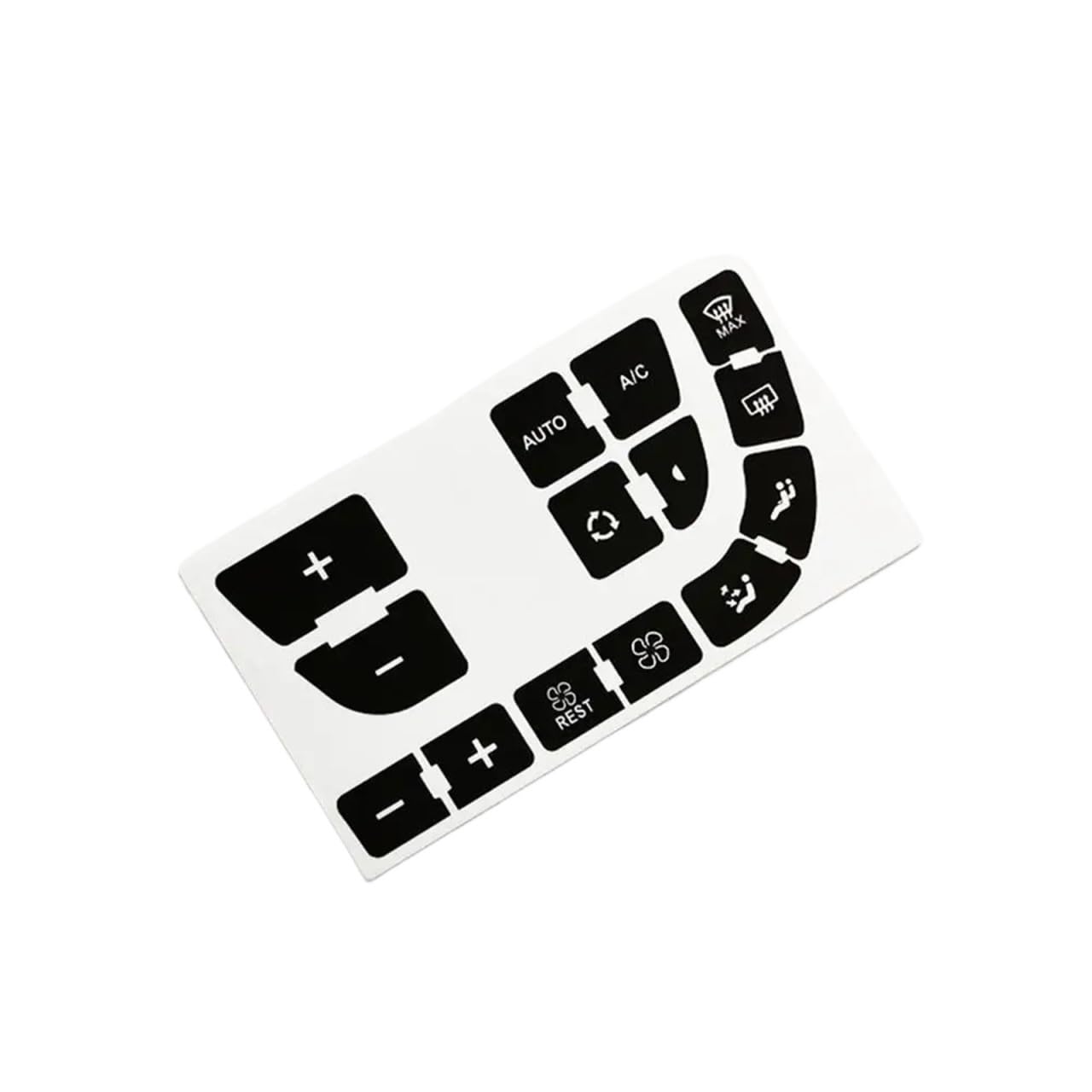 Interior Button Decals Compatible with C&itroen for C4 for Grand for Picasso for R7Y2 Interior Button Stickers Repair Sticker Air Conditioning Climate Panel Trim