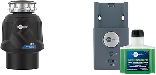 Miniatura 14 de InSinkErator Power - Eliminador de basura de 1 HP, serie Power EZ Connect, triturador de residuos de alimentos de alimentación continua, color negro