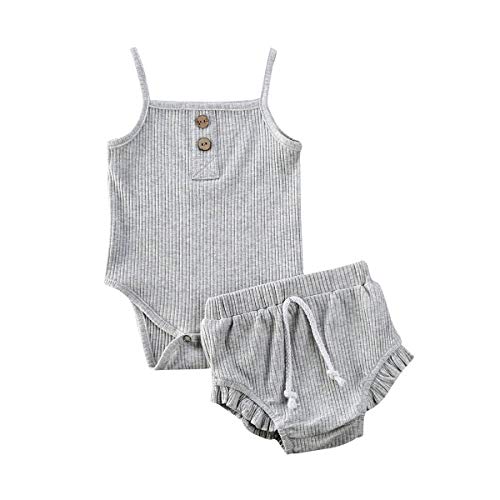 Image of Baby Boy Clothes 0 3 6 9 12 18 Months Romper Shorts Set