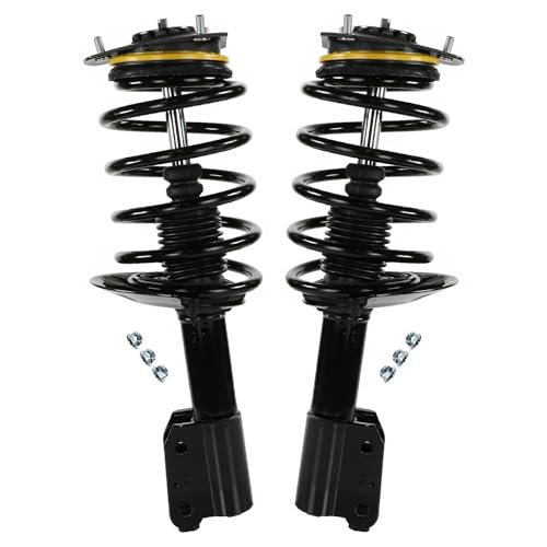Image of Detroit Axle - 8pc Front Rear Struts Sway Bars for Chevrolet 2006-2011 Impala, 4 Complete Struts with Coil Spring 4 Sway Bar End Links 2007 2008 2009 2010 Replacement Suspension Kit