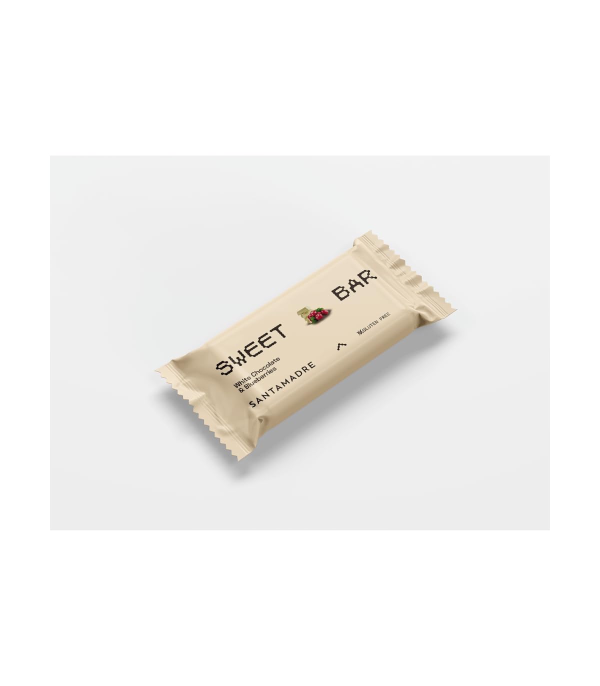 SANTA MADRE | SWEET BAR | Barrita energética de avena | Sabor Chocolate Blanco y Arándanos | Sin gluten | Sin aceite de palma | Para Deportistas | Pack 8 unidades | 8 * 60g,480g
