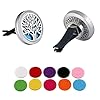 Vicloon Car Essential Oil Diffuser,Car Air Freshener Magnetic Combinative Natural Freshener 2 Feet Clip and 10 Refill Felt Pads for Office, Room or Other Indoor Places #5