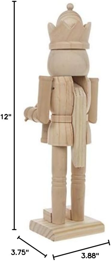 Wood Nutcracker With Drum Christmas Decoration Gift