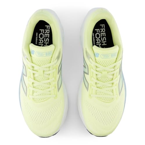 New Balance New Balance Men's Fresh Foam X 880 V14 Running Shoe, Limelight/Silver Metallic/Chrome Blue, 10 W