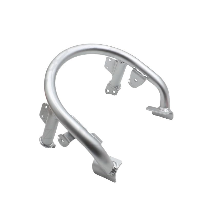 Grille phare moto TTR250 argent avec support de protection de phare de vélo tout-terrain
