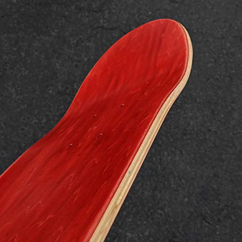 Stoked Ride Shop Blank Skateboard Deck Only | 7.75" (Red | Deck Only) - Thumbnail 4