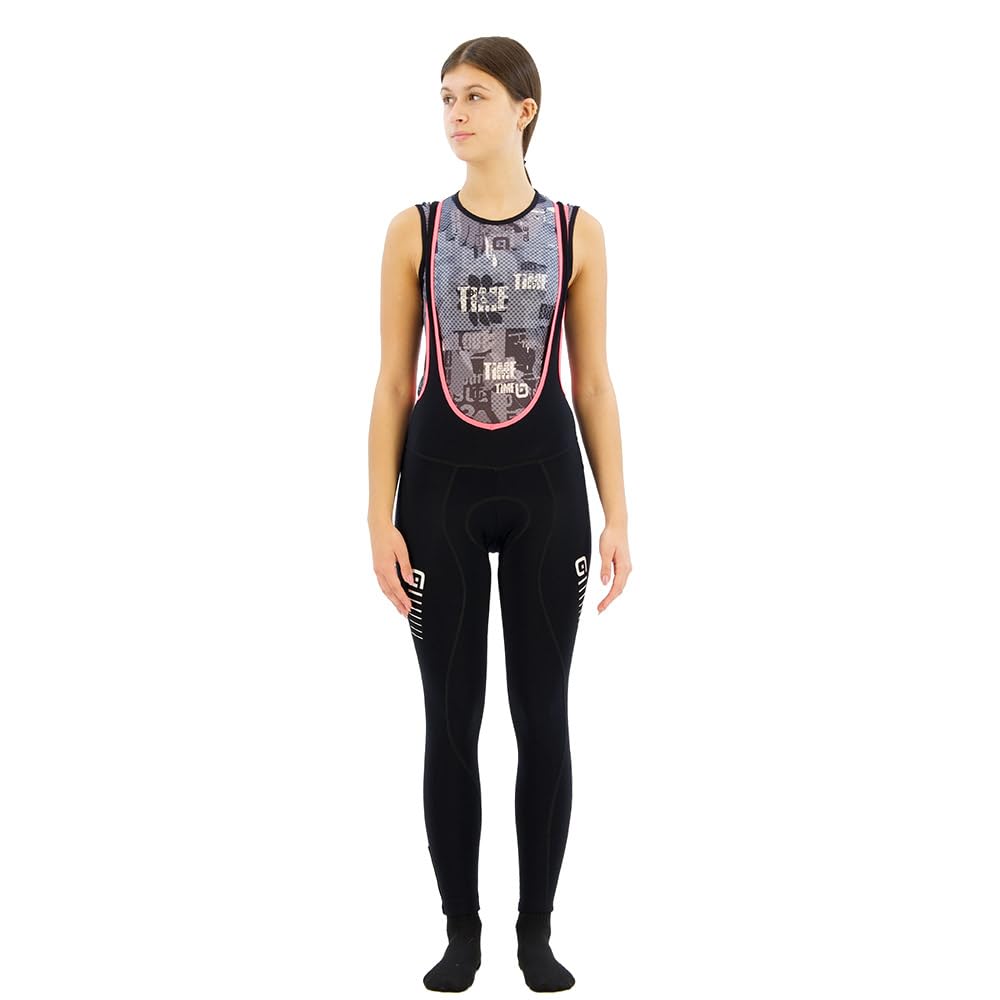 Alé Cycling Solid Essential 2021 - Salopette da donna, colore: Nero