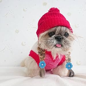 Puppy Hair Bows,40/60 Pcs Dog Hair Bows Pearl,Dog Hair Bows with Rubber Bands,Colorful Dog Flower Bows Topknot Pet Grooming Products(Mixed Style) (40 pcs Mixed Flower with Pearl) Puppy Hair Bows,40/60 Pcs Dog Hair Bows Pearl,Dog Hair Bows with Rubber Bands,Colorful Dog Flower Bows Topknot Pet Grooming Products(Mixed Style) (40 pcs Mixed Flower with Pearl)