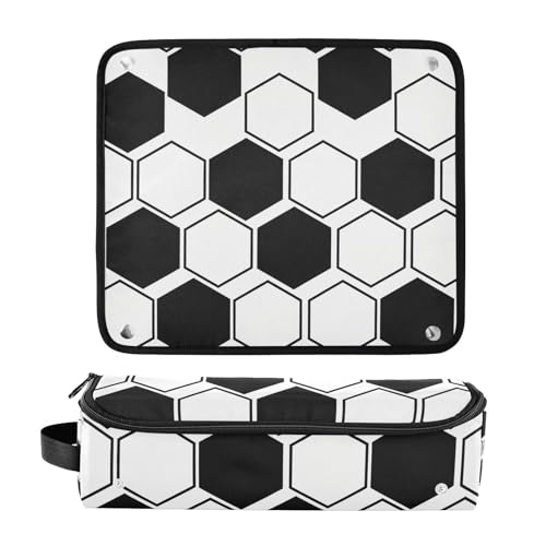 Bolsa de viaje para herramientas de cabello con tapete resistente al calor miniatura 3