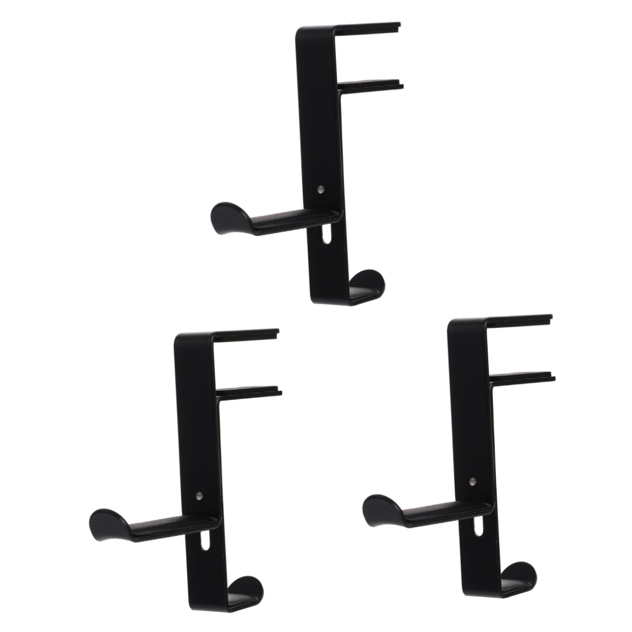jojofuny Soporte para Auriculares De 3 Piezas Ajustable para Escritorios De Diferentes Anchos Sin Almohadilla Incluida.