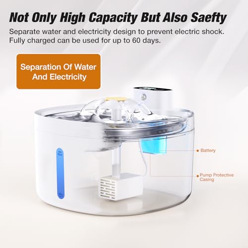 Fontaine à eau en acier inoxydable pour chat style épuré - 4