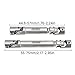INJORA Steel Drive Shaft 2Pcs Center Drive Shaft for Axial SCX24 C10 JLU Bronco Base Camp 4Runner Upgrate Parts, 17g