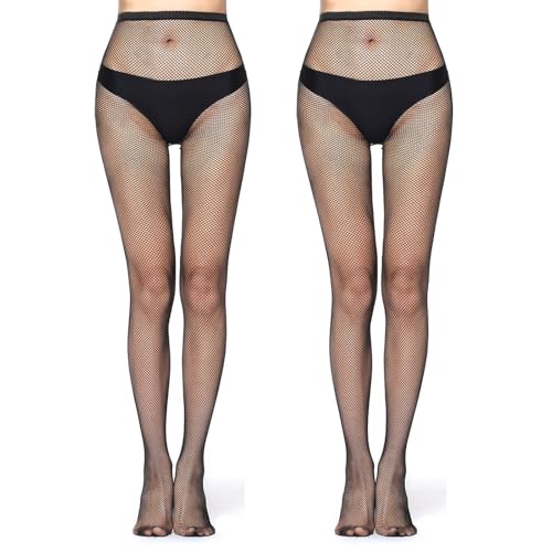 TNSOYCA 2 peças meias rede mulher, meias malha meias elástica, para mulheres meias de coxa