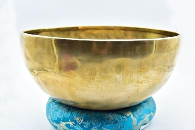 18 cm do 25 cm Master Healing Autentyczna tybetańska ręcznie wykonana misa dźwiękowa z Nepalu (25 cali)