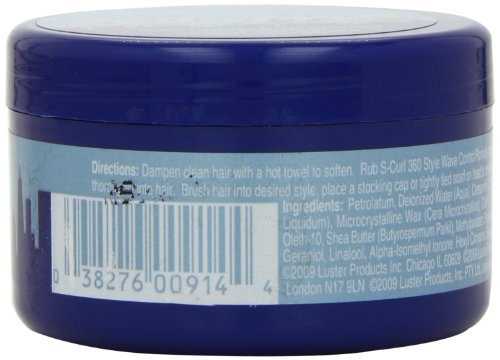 360 Luster's Style Wave Control Pomade, 3 Ounce (Pack Of 3) #TOP3
