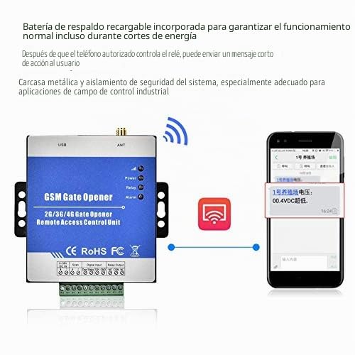 RTU5025 Controlador de Acceso de Puerta gsm, Abridor de Puerta Corredera, Abridor de Puerta a Distancia Garaje del Operador Remoto, CaracteríSticas de la Función de Armado Automático