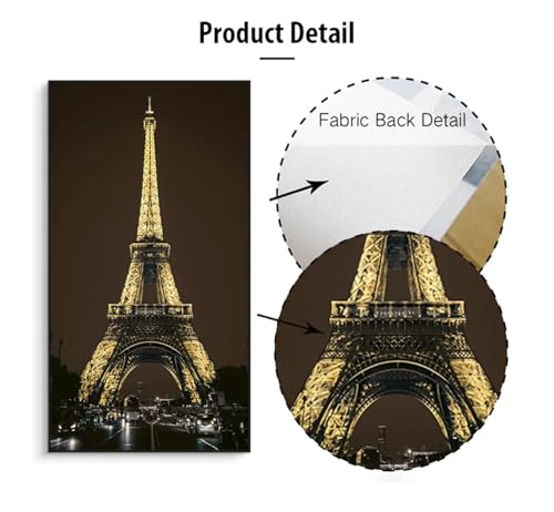 Impression sur toile Tour Eiffel HD grand format pour décoration murale - 6