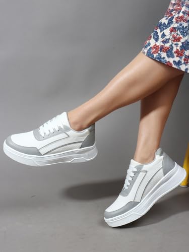 Image of Lightweight Walking Shoes Casual Lace-Up Sneaker for Women /Girls