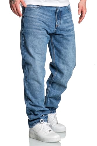 REPUBLIX Herren Loose-Fit 90s Denim Jeans Hose für Cool Kerle im Streetstyle Look R7025