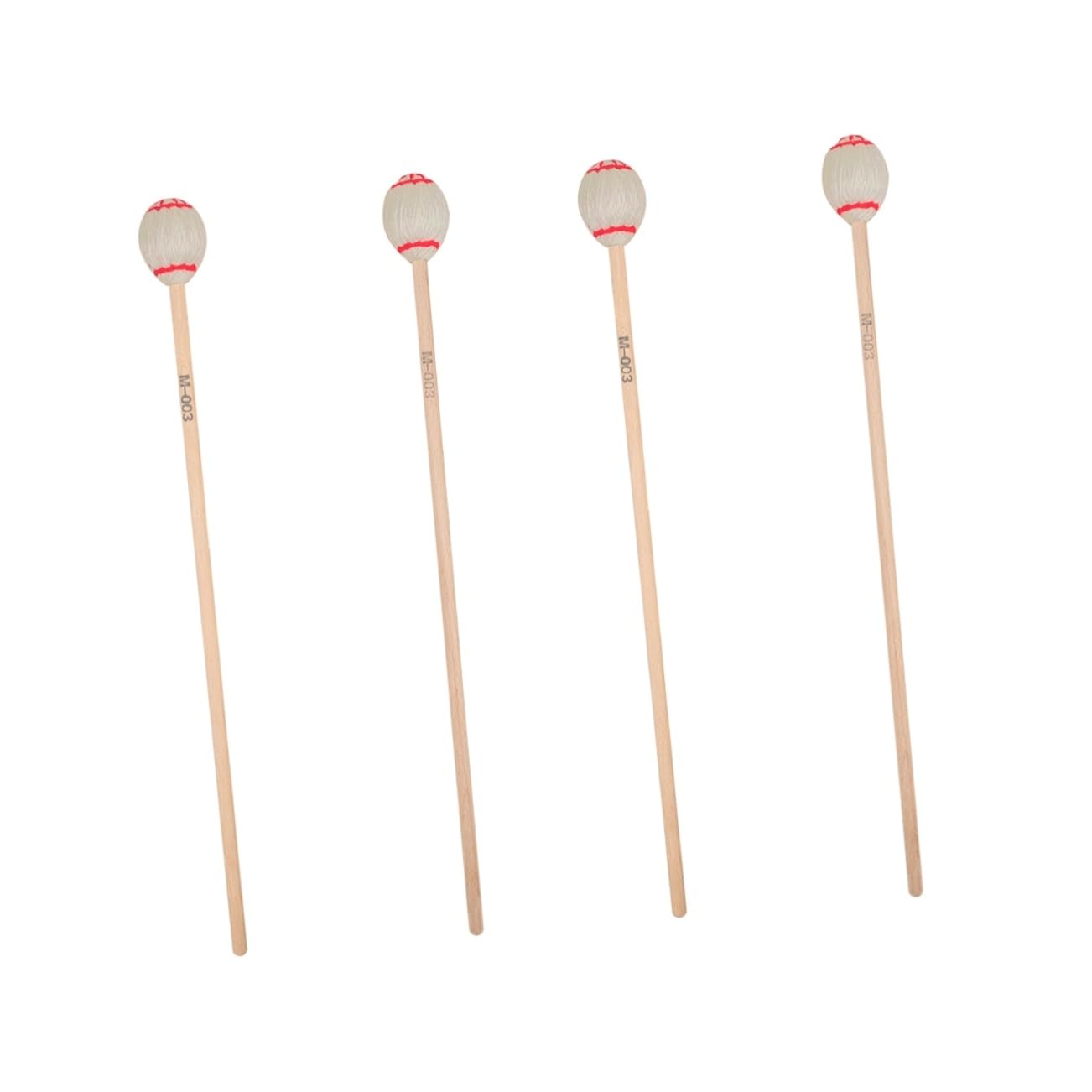 4 Piezas mazos de marimba palos de instrumentos de percusión de teclado rugerizado percusion instrumentos baqueta profesional accesorios para instrumentos de percusión arce