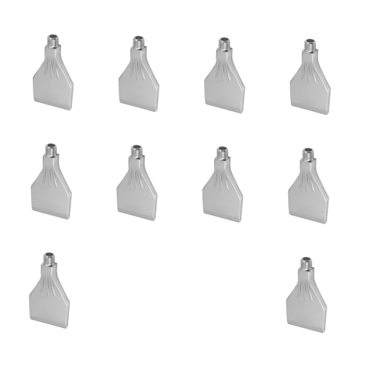 PartyKindom 10pezzi Ugello Per Compressore Con Connessione Accessorio Per Macchine Di Asciugatura Ugello Piatto Per Soffiaggio Aria Per Distribuzione Uniforme