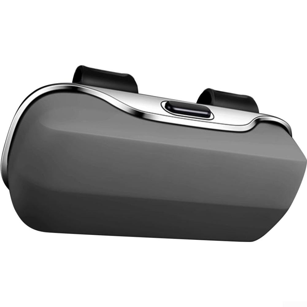 JNNJ Brillenhouder voor Auto Leer, Auto Zonneklep Opbergtas PU Leer, Zonneschermen Auto Organizer, Multifunctionele Brillenkoker, Voor alle Voertuigen (blauw