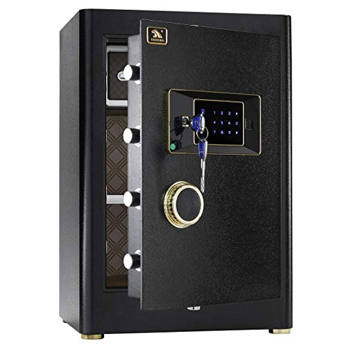 TIGERKING Home Safe 2.05 Cu Ft, 59.5 lb Heavy-Duty Steel Safe |…
