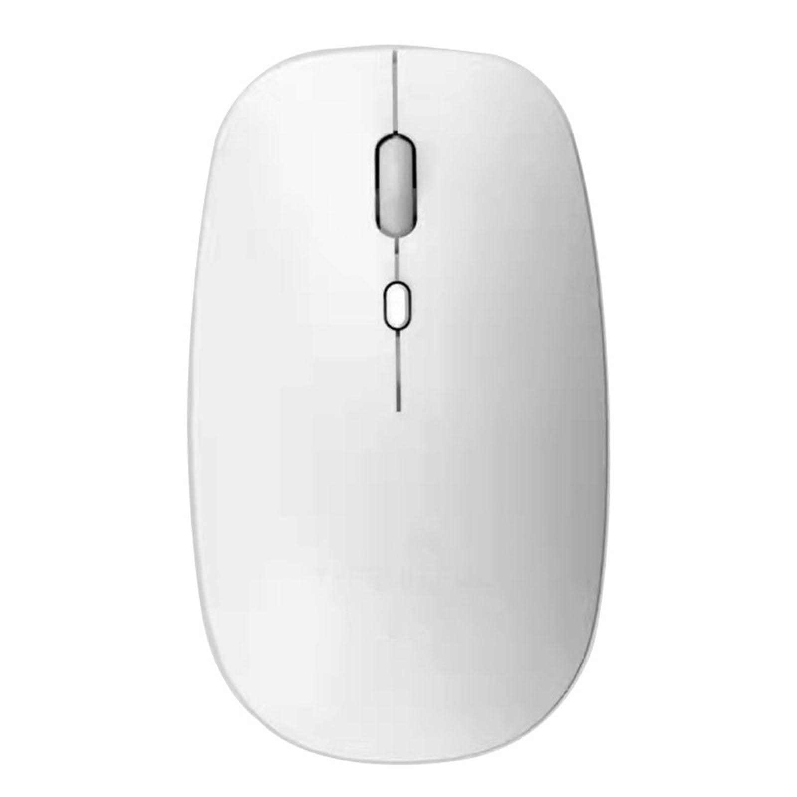 Mysz Mysz bezprzewodowa Mysz komputerowa do laptopa USB do gier Ergonomiczna mysz z możliwością ładowania Urządzenie wskazujące Bluetooth 2,4 GHz Fotoelektryczny(White)