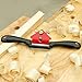 FOYTOKI Adjustable Large Wood Planer Hand Tool with Heat-treated Blades for Precision Woodworking and Door Planing Suitable for Hardwood and Softwood DIY Projects