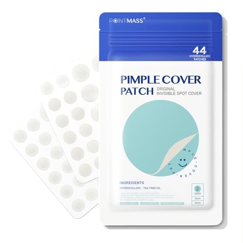 POINTMASS Pimple Patches for Face Acne: Invisible 0.1mm Ultra-Thi...