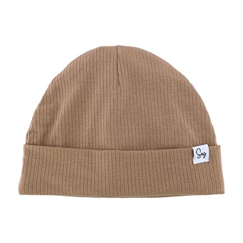 Image of Jersey Beanie Hat for Newborn Baby Boys Girls Silky Satin Lined Hats Bonnet Toddler Infant Little Kids Beanies Caps