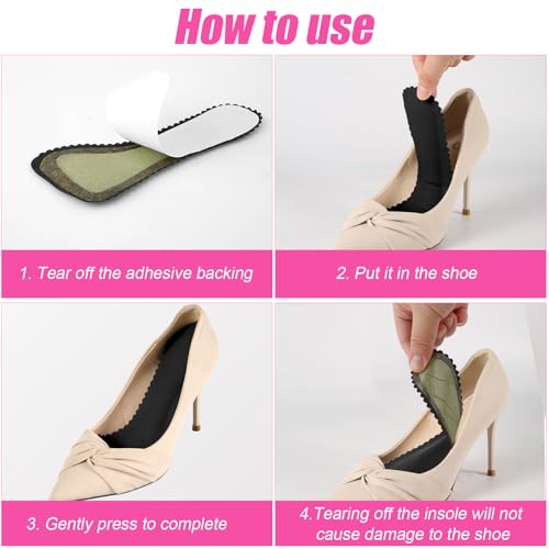 2 Pares de Almohadillas Invisibles para Tacones Altos para Mujer miniatura 5