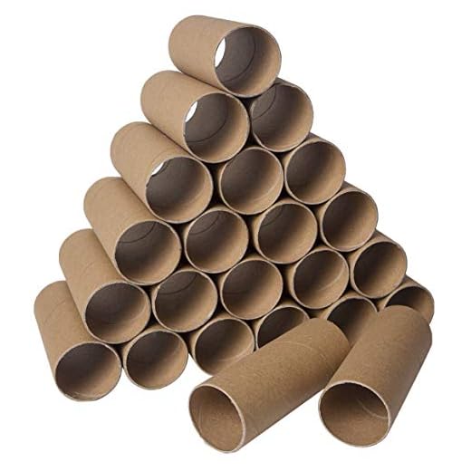 30 Pack Craft Rolls - Thick Cardboard Tubes for Crafts - Round Tubes - Cardboard Tubes For Crafts - Craft Tubes - Craft Round Tubes - Paper Tube for Crafts - 1.57 x 3.9 inches - Brown