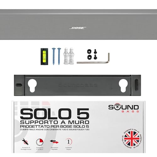 FACILE E VELOCE DA ASSEMBLARE - La staffa a parete viene fornita con tutto l'hardware di montaggio necessario, inclusi livella a bolla, viti e istruzioni per l'installazione. Installazione in soli 15 minuti o meno.