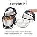 Hamilton Beach Classic Stand and Hand Mixer, 4 Quarts, 6 Speeds with QuickBurst, Bowl Rest, 290 Watts Peak Power, Black and Stainless