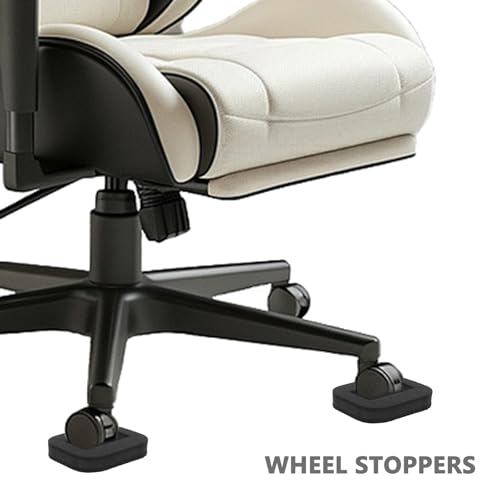 Bloquer roulette de chaise et protéger le sol avec ces 20 butées antidérapantes noires