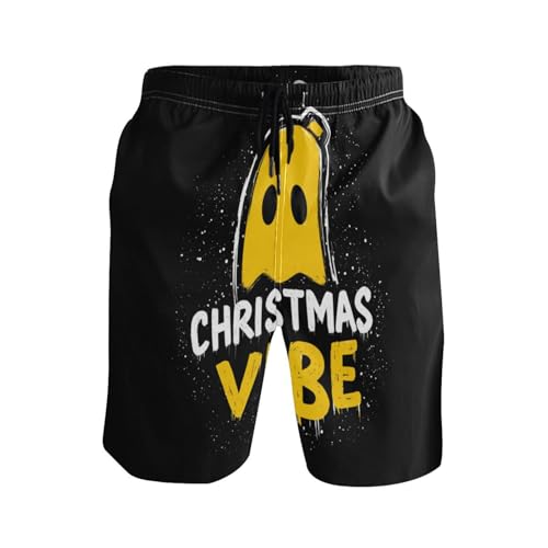 Short de bain fantômes de Noël pour homme idéal pour vos pool parties